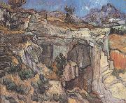 Entrance to a Quarry near Saint-Remy (nn04), Vincent Van Gogh